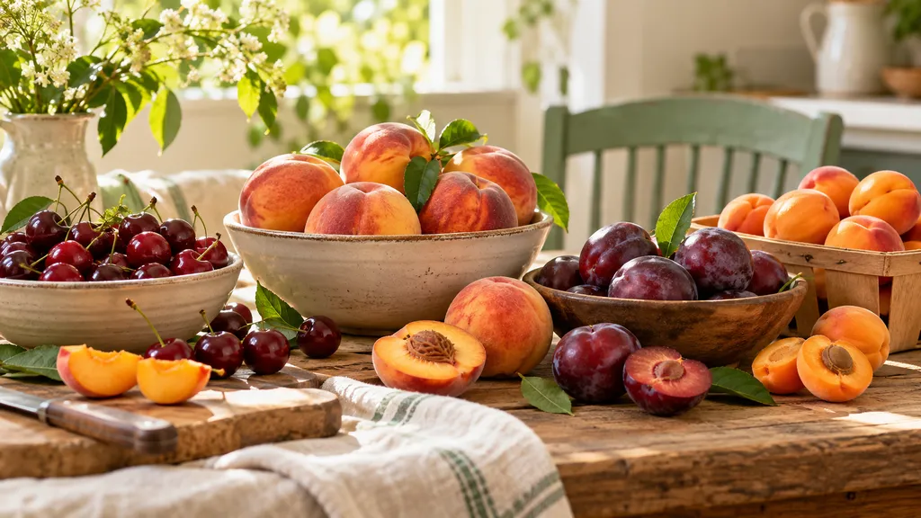 Peaches, Cherries, Plums & More in everyday life